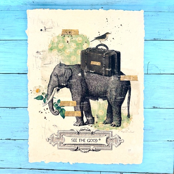 Other - See The Good Vulpine Forest Éléphant Print